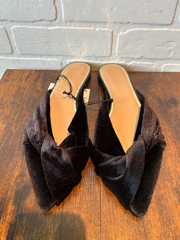 pet-friendly flats near trails-Black Shoes Flats H&m, Size 10