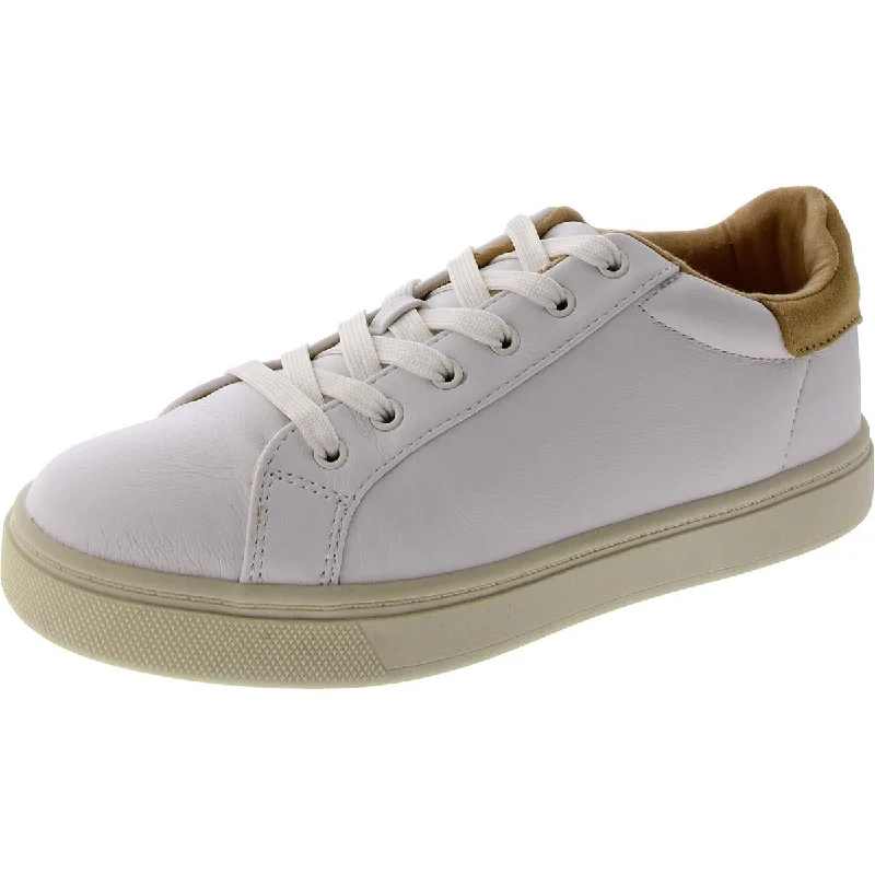 Athletic shoes with soft collarsStyle & Co. Womens Faux Leather Trainer Casual And Fashion Sneakers