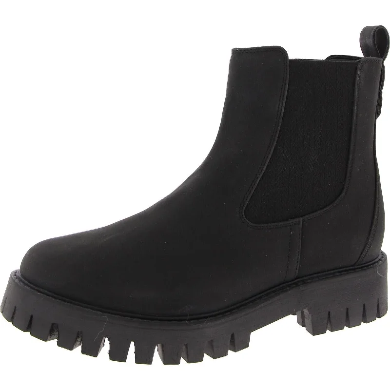 Boots for casual hikes-Journee Collection Womens Alara Pull On Lug Sole Chelsea Boots